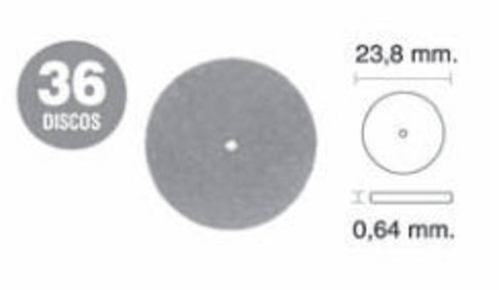Disc D/Corte 23.8X0.64Mm D803