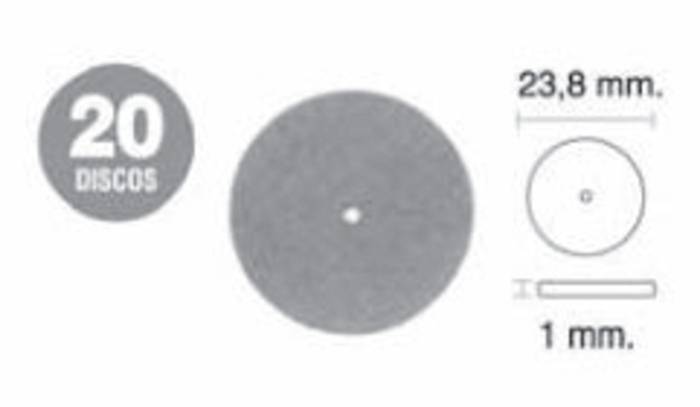 Disc D/Corte 23.8 X 1Mm D804
