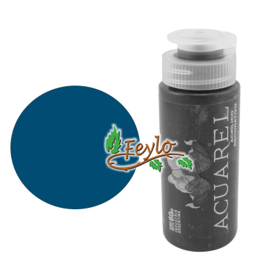 Acrilico Decorativo X 60Cc Acuarel Turquesa Profundo