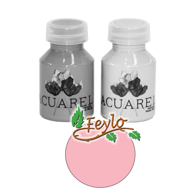 Pintura Para Tela X 60Cc  Acuarel Rosa Bebe