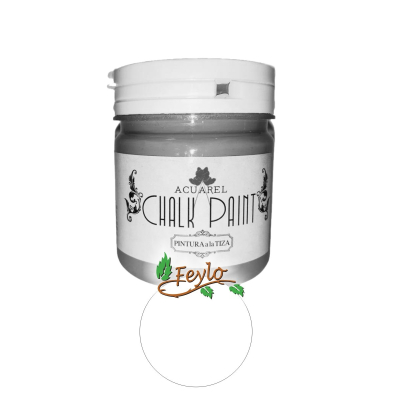 Pintura A La Tiza Acuarel X 200 Cc  Blanco Titanio
