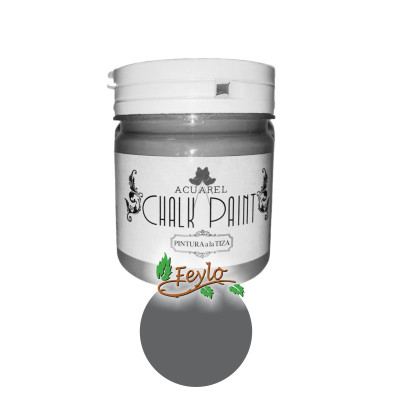 Pintura A La Tiza Acuarel X 200 Cc Gris