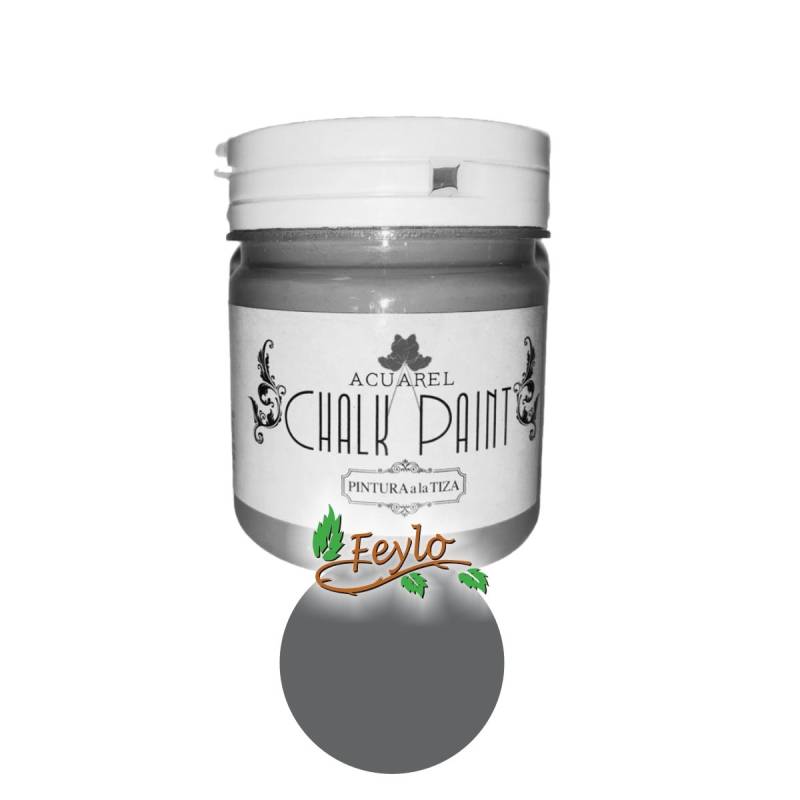 Pintura A La Tiza Acuarel X 200 Cc Gris