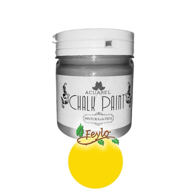 Pintura A La Tiza Acuarel X 200 Cc Amarillo