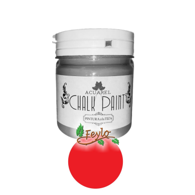 Pintura A La Tiza Acuarel X 200 Cc Rojo De Cadmio