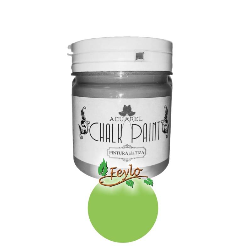 Pintura A La Tiza Acuarel X 200 Cc Verde Manzana