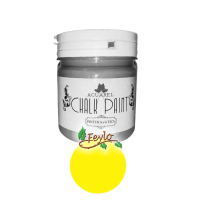 Pintura A La Tiza Acuarel X 200 Cc Amarillo Fluo