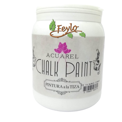 Pintura A La Tiza Acuarel Blanco X 1000 Cc 