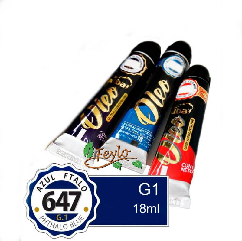 Oleo Alba G1 X 18 Ml Azul Ftalo