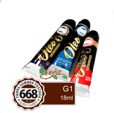 Oleo Alba G1 X 18 Ml Tierra Sombra Tostada