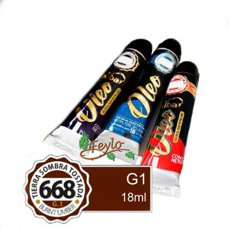 Oleo Alba G1 X 18 Ml Tierra Sombra Tostada