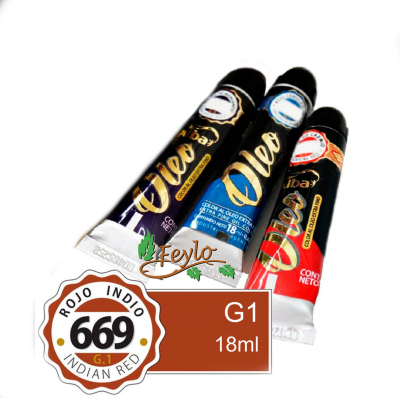 Oleo Alba G1 X 18 Ml Rojo Indio