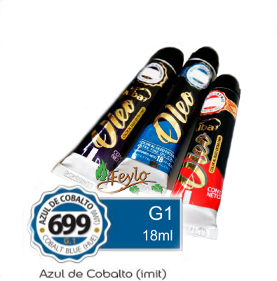 Oleo Alba G1 X 18 Ml Azul De Cobalto (Imit)
