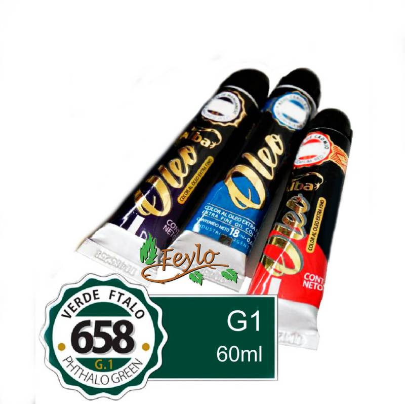 Oleo Alba G1 X 60 Ml Verde Ftalo