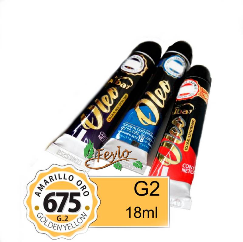 Oleo Alba G2 X 18 Ml Amarillo Oro