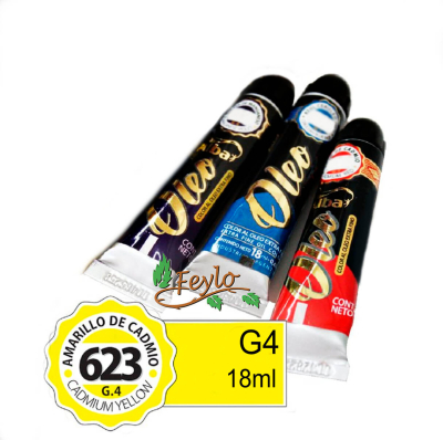 Oleo Alba G4 X 18 Ml Amarillo De Cadmio