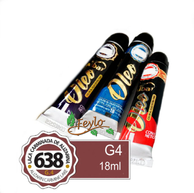 Oleo Alba G4 X 18 Ml Laca Carminda De Alizarina