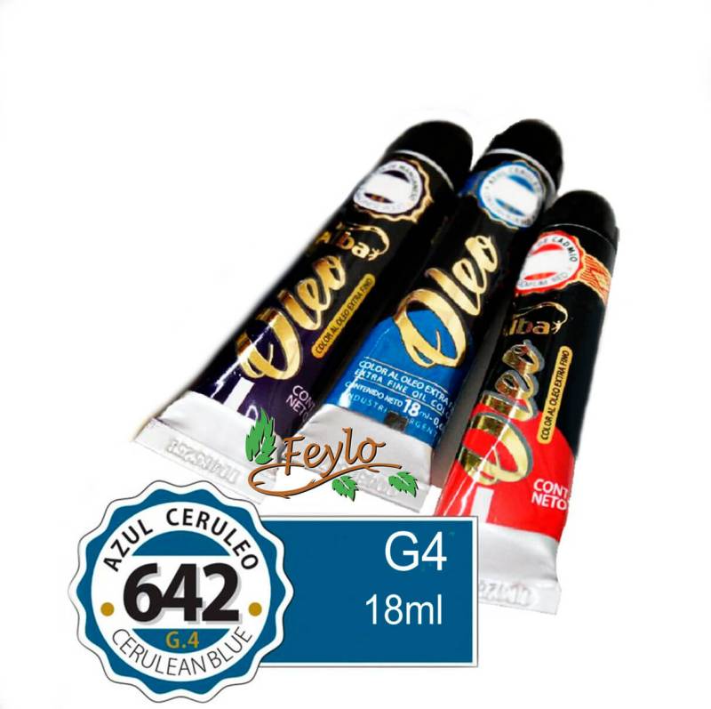 Oleo Alba G4 X 18 Ml Azul Ceruleo