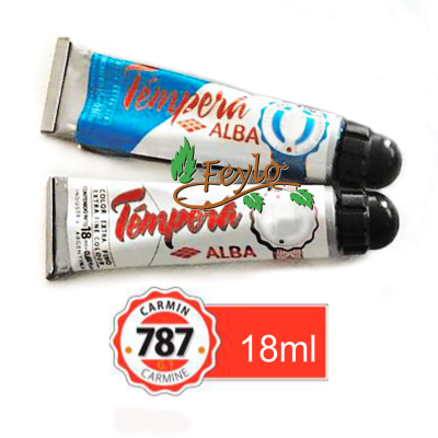 Tempera Prof. Alba  X 18 Ml Carmin