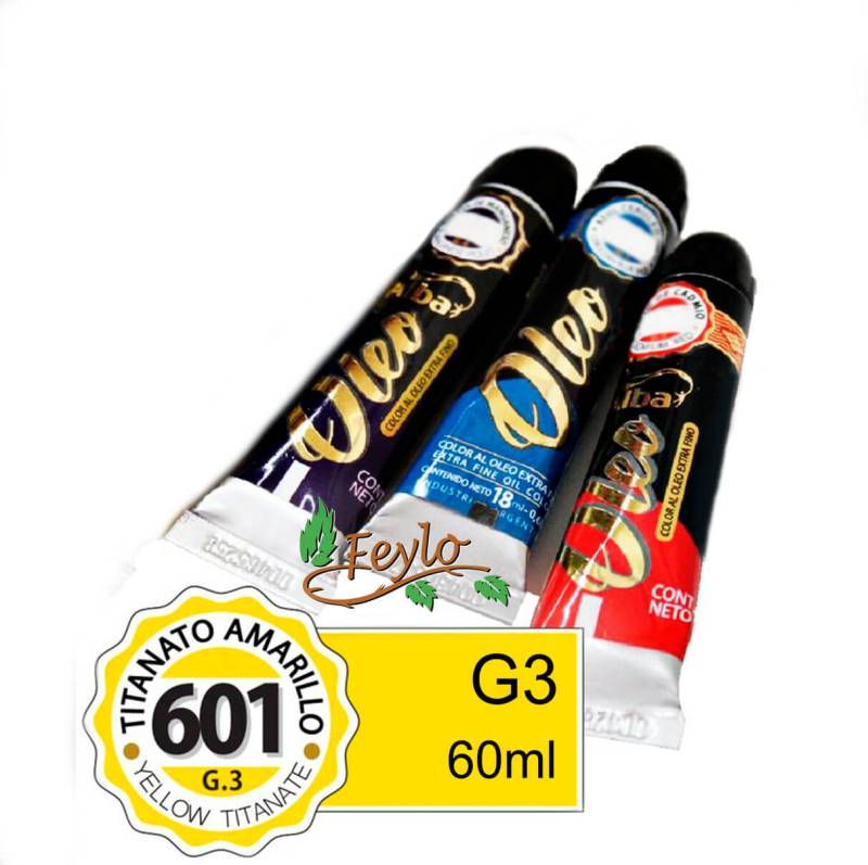 Oleo Alba G3 X 60 Ml Titanato Amarillo