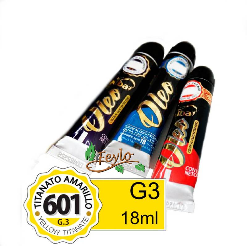 Oleo Alba G3 X 18 Ml Titanato Amarillo