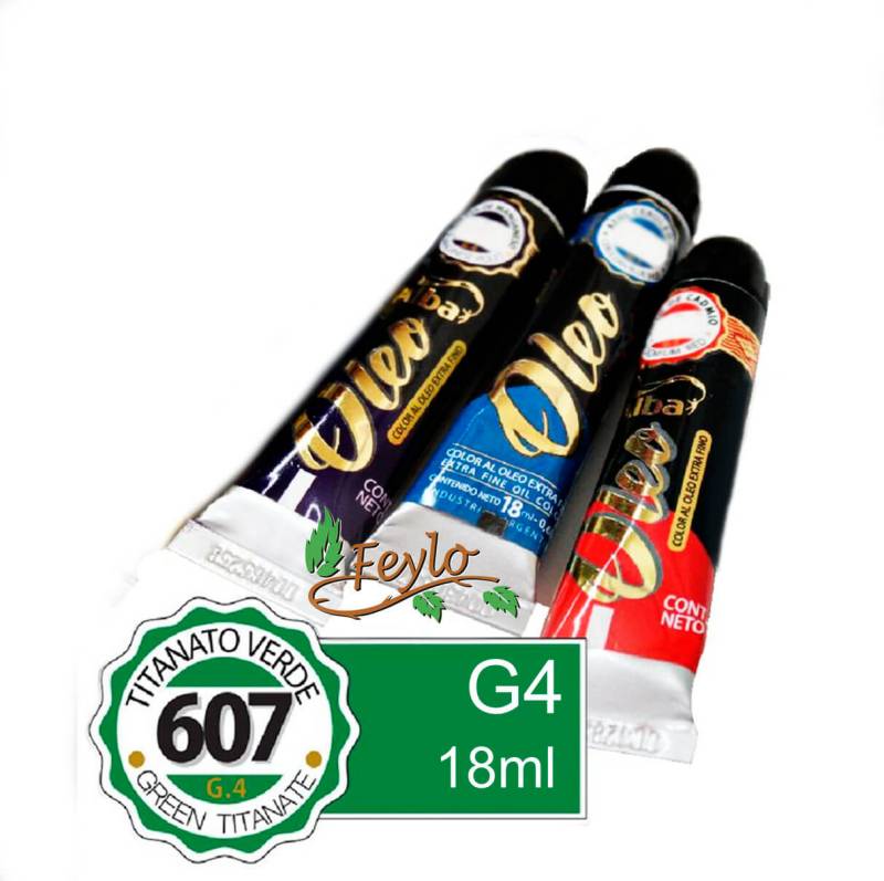 Oleo Alba G4 X 18 Ml Titanato Verde