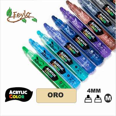 Acrylic Colour Oro Punta 4Mm