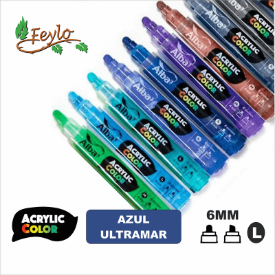 Acrylic Colour Azul Ultramar Punta 6Mm