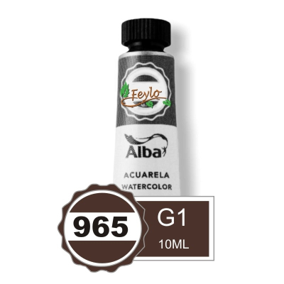 Acuarela Alba Profesional G1 X 10Cc Pardo Van Dyck