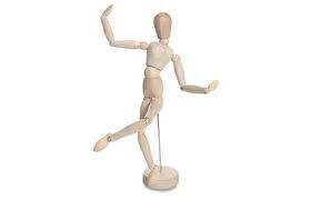 Muñeco Articulado Madera Masculino 20 (50 Cm)
