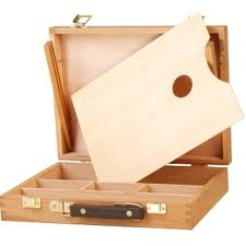 Caja Para Pintor C/ Paleta 32 X 24 X 7,1 Cm