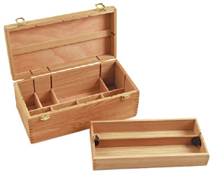 Caja De Madera Con 1 Piso 40,5 X 20 X 15,5 Cm