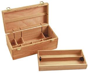 Caja De Madera Con 1 Piso 40,5 X 20 X 15,5 Cm