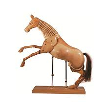 Caballo Articulado De Madera 12 