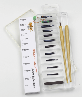 Set Plumas Round Hand X 10