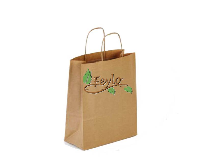 Bolsas De Regalo Kraf Mediana (22X10X30)