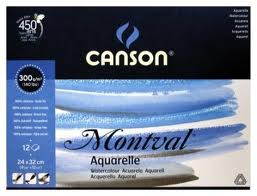 Block Montval Gg (Grano Grueso) Encolado 24X32 270G X 12 H