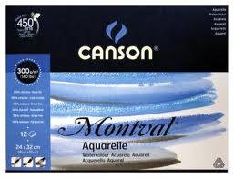 Block Montval Gg (Grano Grueso) Encolado 24X32 270G X 12 H
