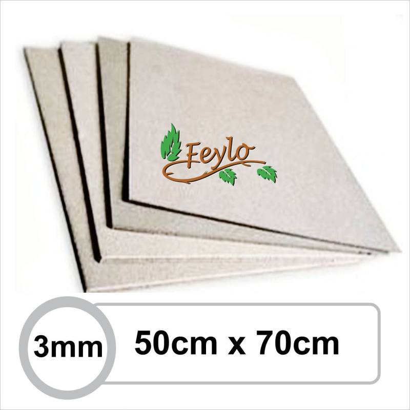 Carton Gris 3Mm 50 X 70