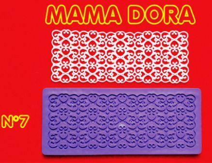 Moldes De Caucho Corazones M. Dora Nº7