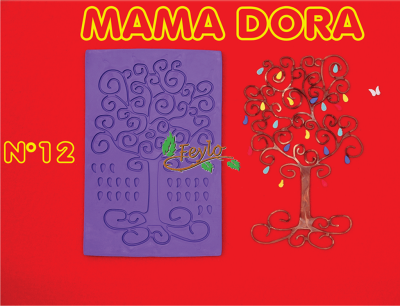 Moldes De Caucho Arbol De La Vida M. Dora Nº12
