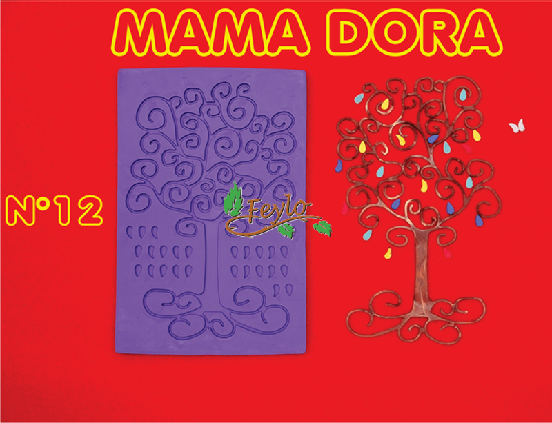 Moldes De Caucho Arbol De La Vida M. Dora Nº12