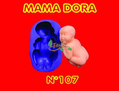 Moldes De Caucho Bebe M. Dora Nº107