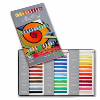 Set T.pastel Carre X36 Colores (Caja)