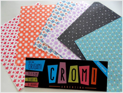 Papel Para Origami 56 Grs 15X15Cm X36 Unid.