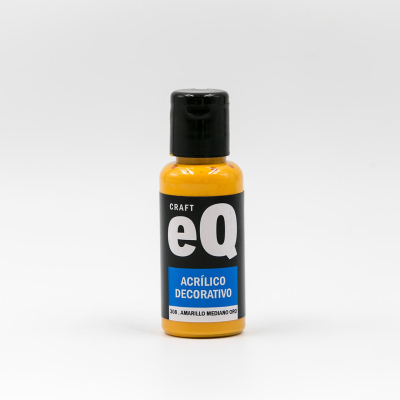 Acrilicos Decorativos Eq X 50 Cc G1 Amarillo Mediano - Oro 
