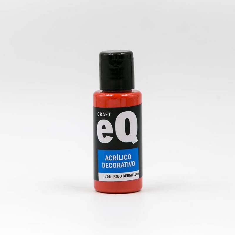 Acrilicos Decorativos Eq X 50 Cc G1 Rojo Bermellón