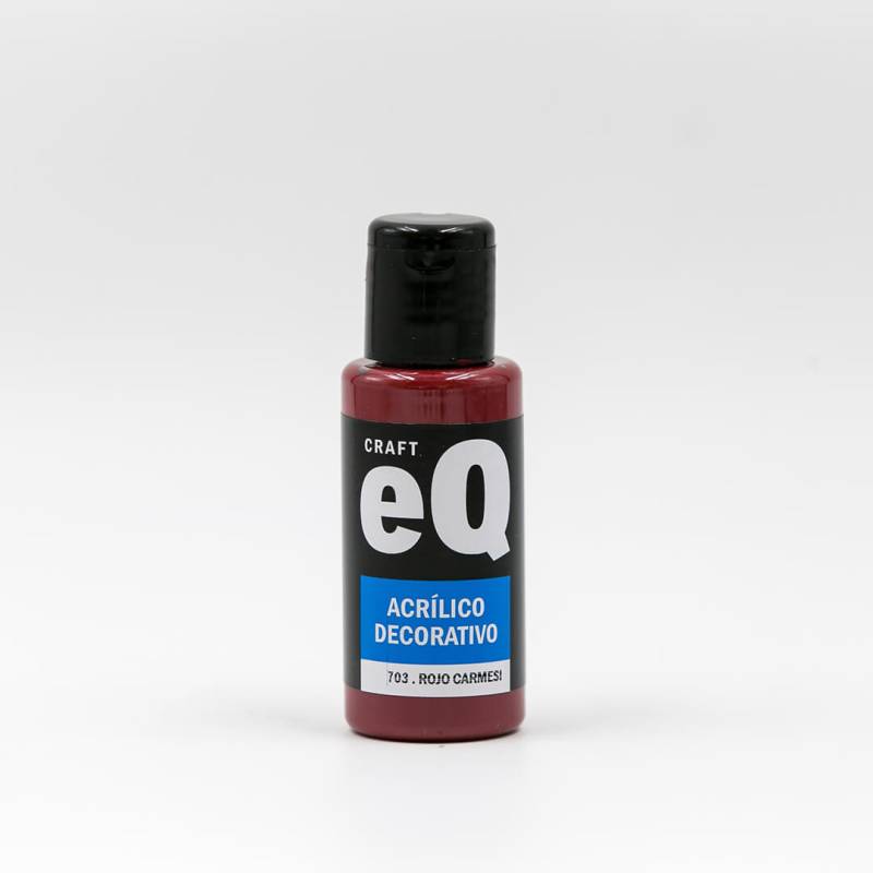 Acrilicos Decorativos Eq X 50 Cc G1 Rojo Carmesí