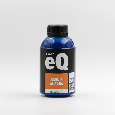 Barniz Al Agua Eq   X 375Cc  Azul 