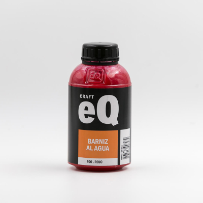 Barniz Al Agua Eq   X 375Cc  Rojo 